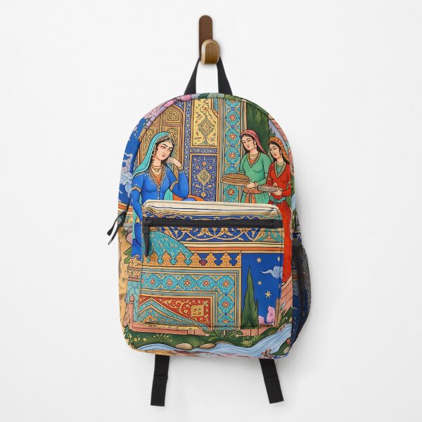 Item preview, Persian Miniature Royal Banquet Traditional Iranian Fine Art Painting designed and sold by yousefi.