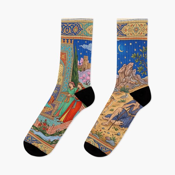 Item preview, Persian Miniature Royal Banquet Traditional Iranian Fine Art Painting designed and sold by yousefi.