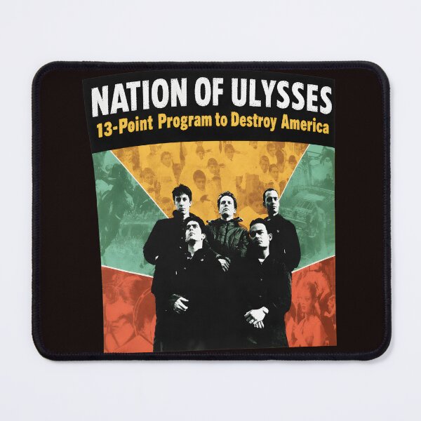 Item preview, Nation of Ulysses 13-Point Program Destroy America Band Art designed and sold by EL-FASSY.