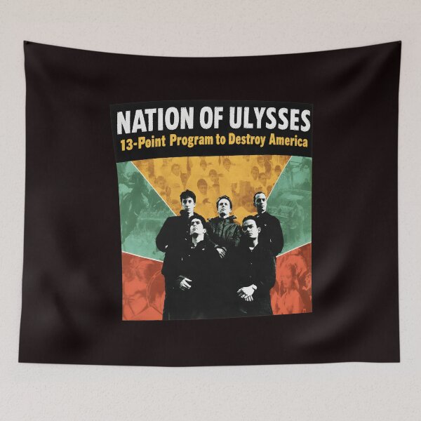 Item preview, Nation of Ulysses 13-Point Program Destroy America Band Art designed and sold by EL-FASSY.