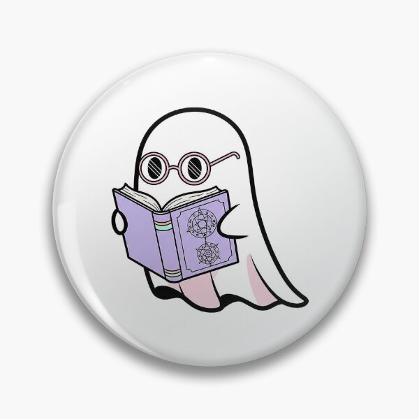 Item preview, Ghost Reading Book Bookworm Librarian designed and sold by prozelvo.