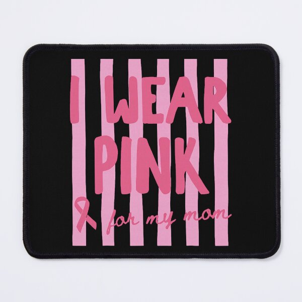 Item preview, Stripled I Wear Pink for My Mom Support Breast Cancer Awareness designed and sold by khdmalakarak.