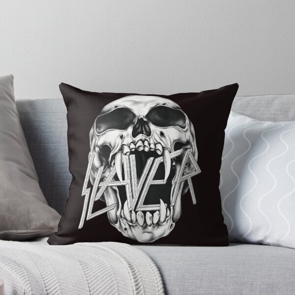 Item preview, Slayer Skull Fang Band Logo Metal Art designed and sold by EL-FASSY.