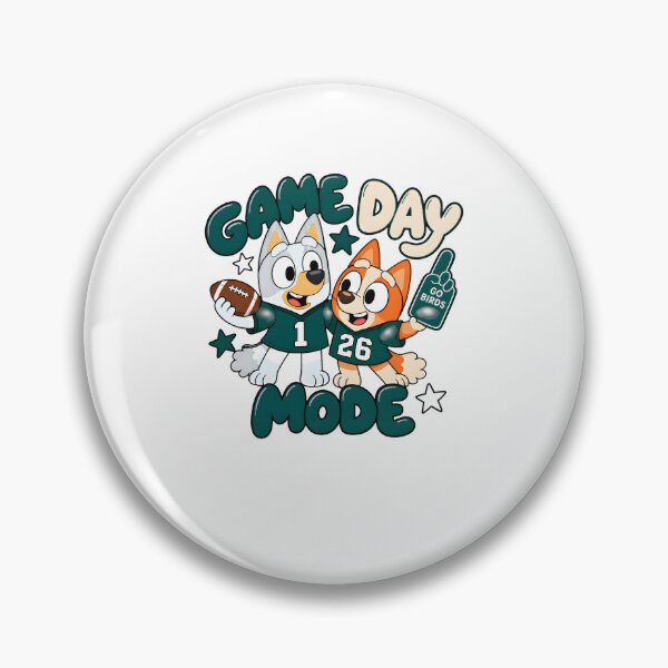 Artikelvorschau, Bluey Bingo Spieltag-Modus Fußballfan entworfen und verkauft von Kleinpixel.
