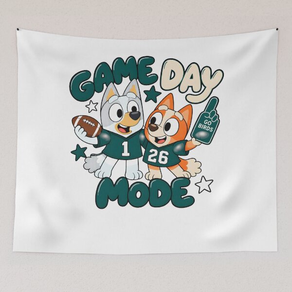 Item preview, Bluey Bingo Game Day Mode Football Fan designed and sold by Kleinpixel.