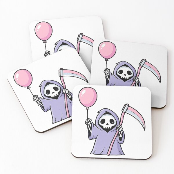 Item preview, Cute Grim Reaper Transgender Pride Pastel Goth designed and sold by prozelvo.