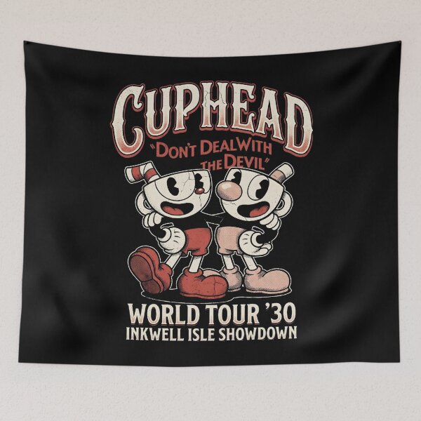 Item preview, Cuphead And Mugman Cuphead Band Tee Gamer Graphic Tee Classic designed and sold by LynnGablestore.
