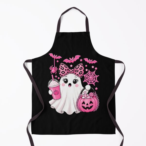 Item preview, Cute Pink Halloween Ghost Pumpkin Basket Kawaii Bat Bow designed and sold by nryum.