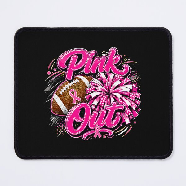 Item preview, Pink Out Football Breast Cancer Awareness Cheer designed and sold by khdmalakarak.