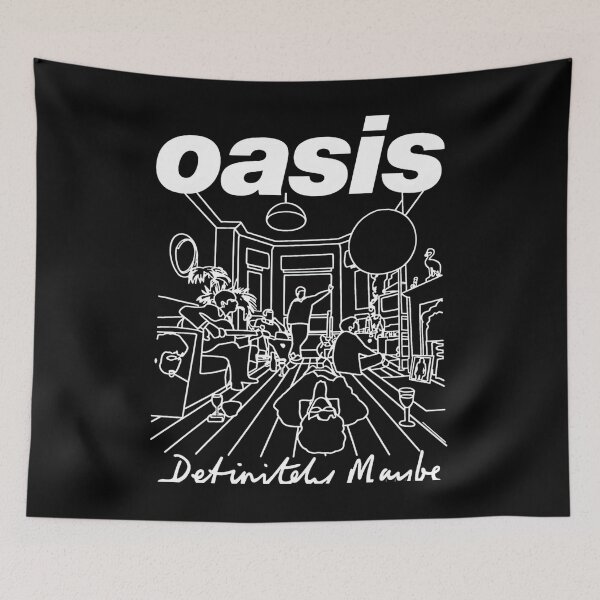 Item preview, Oasiss Definitely Maybe Band Room Line Art designed and sold by sterfler.