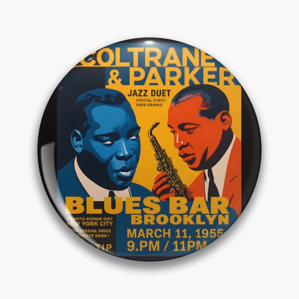 Item preview, Coltrane & Parker Jazz Bar Brooklyn 1955 Event Art designed and sold by WAHBI-HBO.
