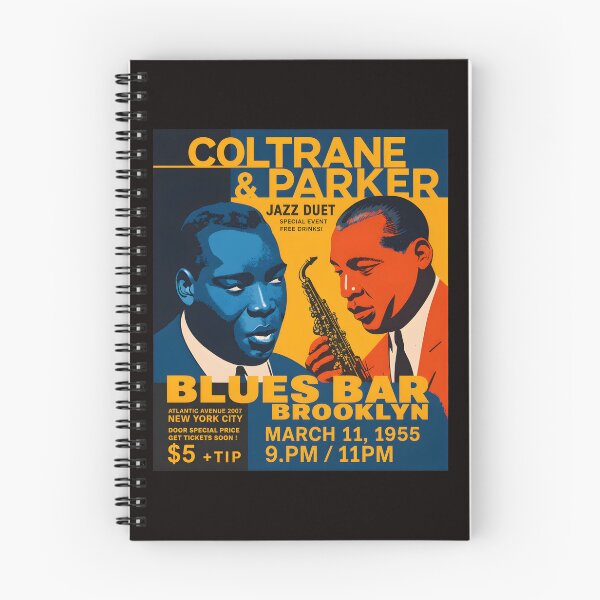 Item preview, Coltrane & Parker Jazz Bar Brooklyn 1955 Event Art designed and sold by WAHBI-HBO.