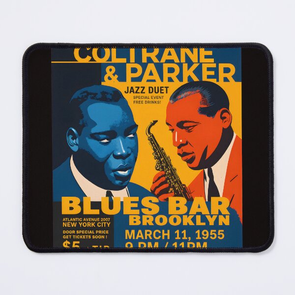 Item preview, Coltrane & Parker Jazz Bar Brooklyn 1955 Event Art designed and sold by WAHBI-HBO.