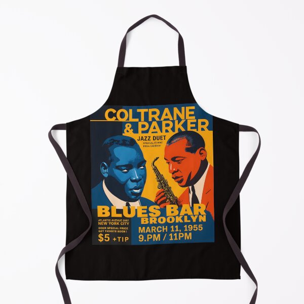 Aperçu de l'œuvre Coltrane & Parker Jazz Bar Brooklyn 1955 Événement artistique créée et vendue par WAHBI-HBO.