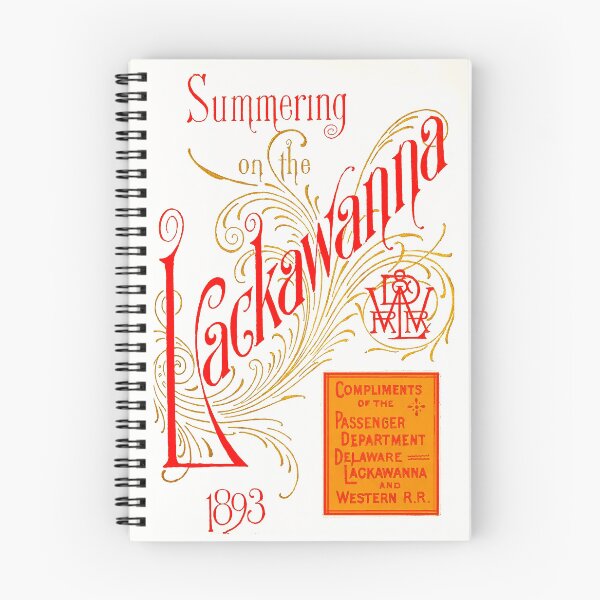 Item preview, Summering on the Lackawanna - 1893 designed and sold by Trains-and-Rail.