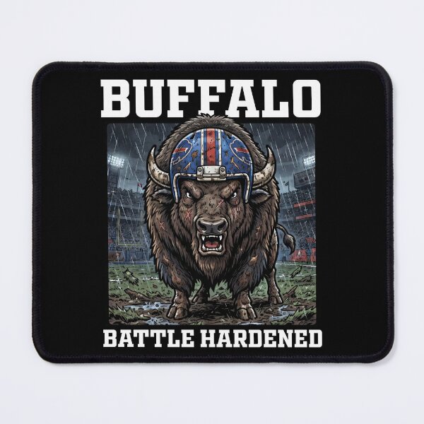 Item preview, BUFFALO BATTLE HARDENED - NY BUFFALO BILLS designed and sold by KEF Custom.