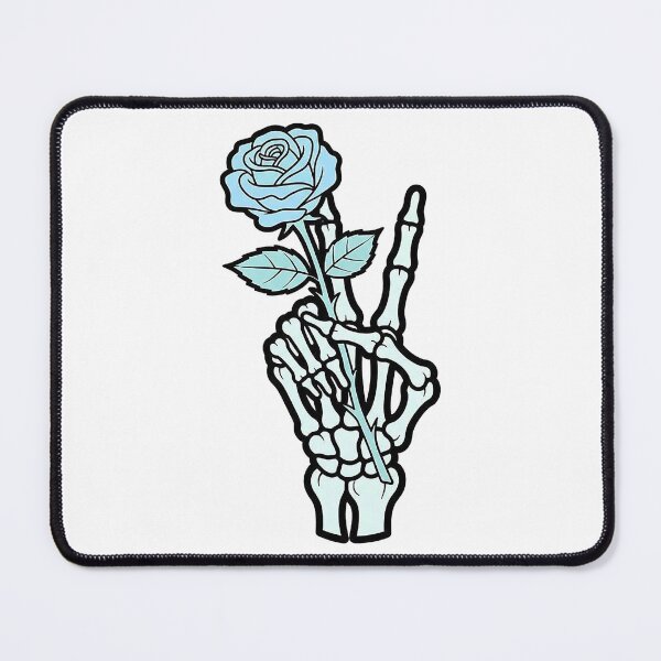 Item preview, Skeleton Hand Peace Sign Rose Gothic Alternative designed and sold by prozelvo.