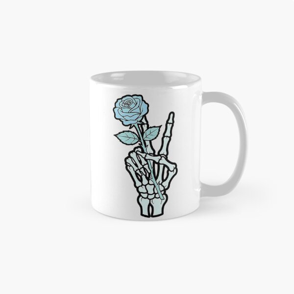 Item preview, Skeleton Hand Peace Sign Rose Gothic Alternative designed and sold by prozelvo.