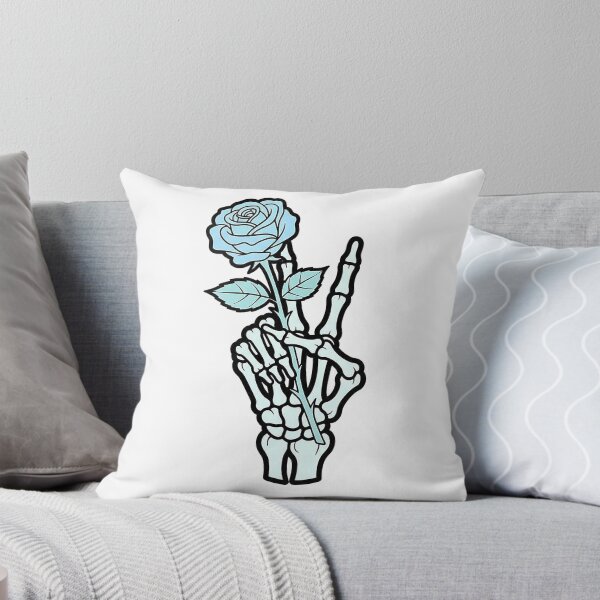 Item preview, Skeleton Hand Peace Sign Rose Gothic Alternative designed and sold by prozelvo.