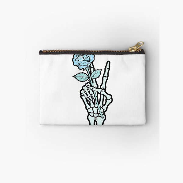 Item preview, Skeleton Hand Peace Sign Rose Gothic Alternative designed and sold by prozelvo.