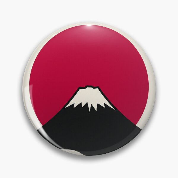 Item preview, Red Sun Over Mount Fuji Minimalist Art designed and sold by SnazzifyDigital.