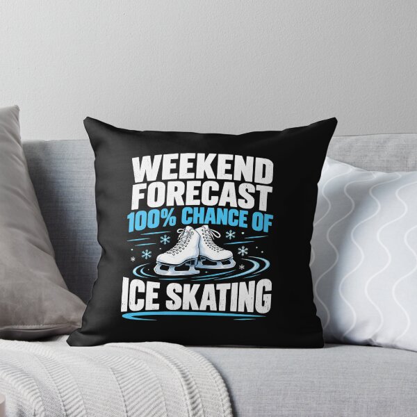 Item preview, Weekend forecast 100% chance of ice skating  designed and sold by fairmont-press.