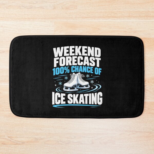 Item preview, Weekend forecast 100% chance of ice skating  designed and sold by fairmont-press.