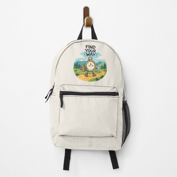 Item preview, Find Your Way | Cute Compass Hiking Adventure Art designed and sold by MrDev.