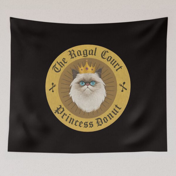 Item preview, The Royal Court Princess Donut Cat Regal  designed and sold by WAHBI-HBO.
