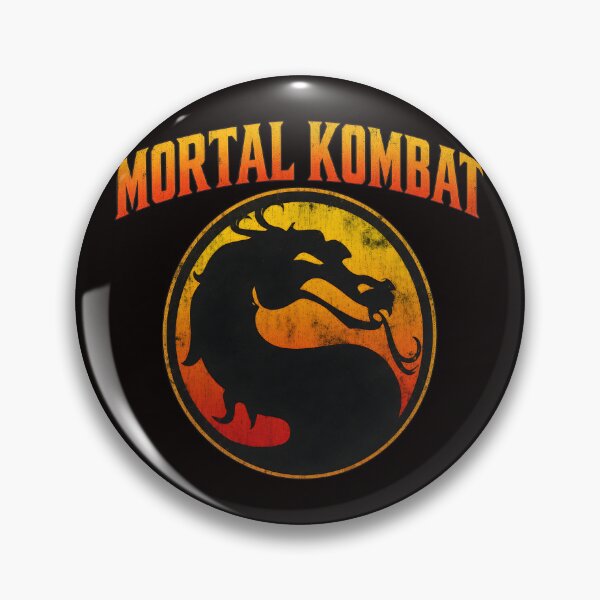 Item preview, Mortal Kombat Dragon Retro Distressed designed and sold by WAHBI-HBO.