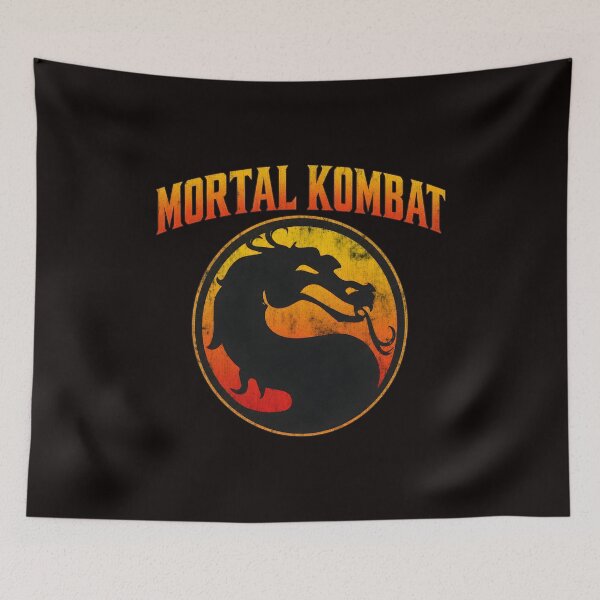 Item preview, Mortal Kombat Dragon Retro Distressed designed and sold by WAHBI-HBO.