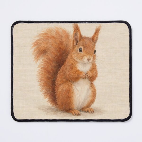 Item preview, Squirrel Nursery Watercolor | Woodland Wall Art designed and sold by FixationStudio.