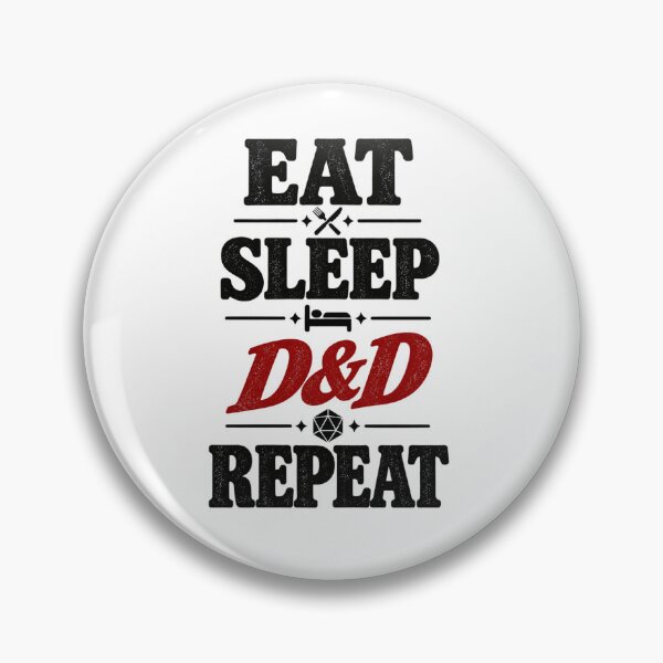 Item preview, Eat Sleep D&D Repeat designed and sold by SarahZenith.