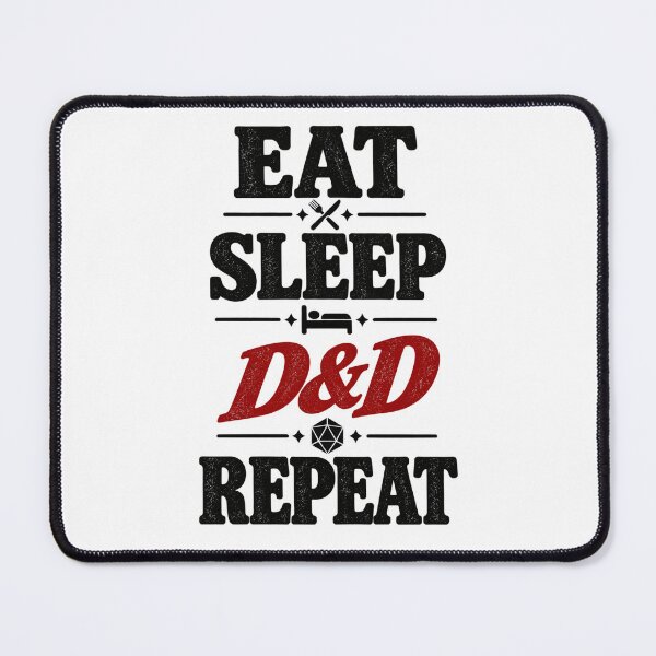 Item preview, Eat Sleep D&D Repeat designed and sold by SarahZenith.