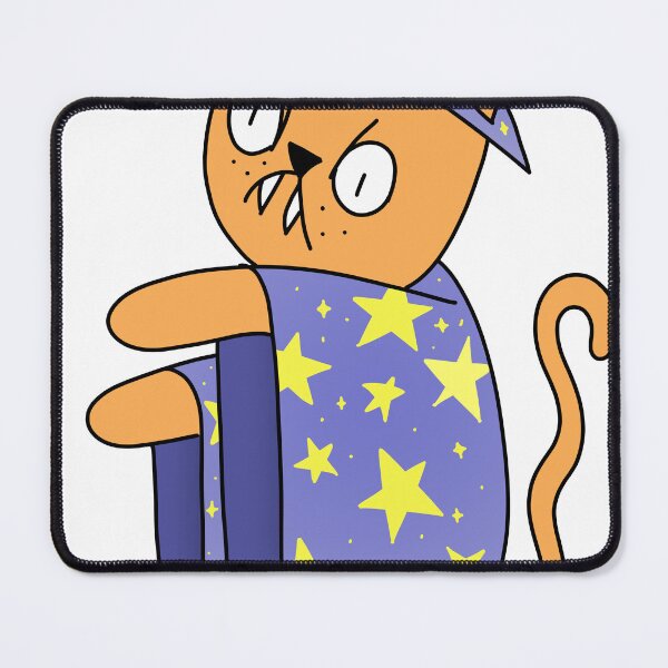 Item preview, Wizard Mean Cat - orange designed and sold by motherbrainart.