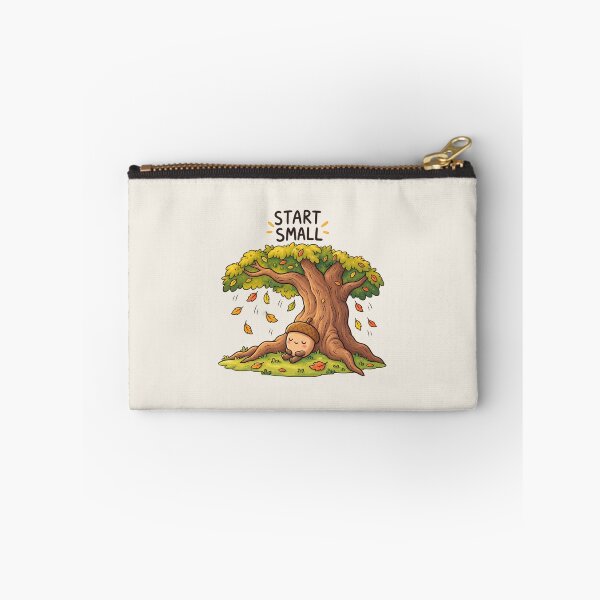 Item preview, Start Small | Cute Acorn Under Tree Growth Art designed and sold by MrDev.
