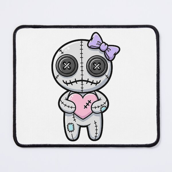 Item preview, Creepy Cute Gothic Voodoo Doll Heart designed and sold by prozelvo.
