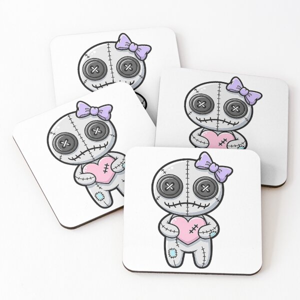 Item preview, Creepy Cute Gothic Voodoo Doll Heart designed and sold by prozelvo.
