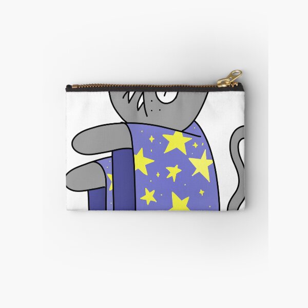 Item preview, Wizard Mean Cat - gray designed and sold by motherbrainart.