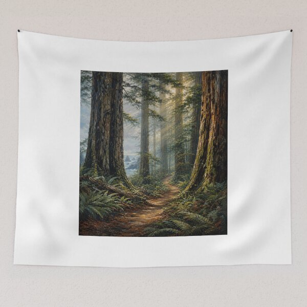 Item preview, Redwood Forest designed and sold by Artnovalty.redbubble.com.