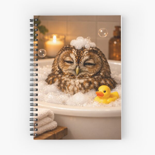 Item preview, Tawny Owl Bathtub Bubble Soak designed and sold by Sillytoe.