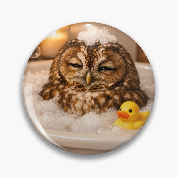 Item preview, Tawny Owl Bathtub Bubble Soak designed and sold by Sillytoe.
