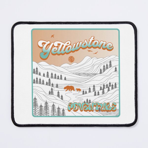 Item preview, Yellowstone National State Park Classic T-shirt Sticker designed and sold by ThinkNature!.