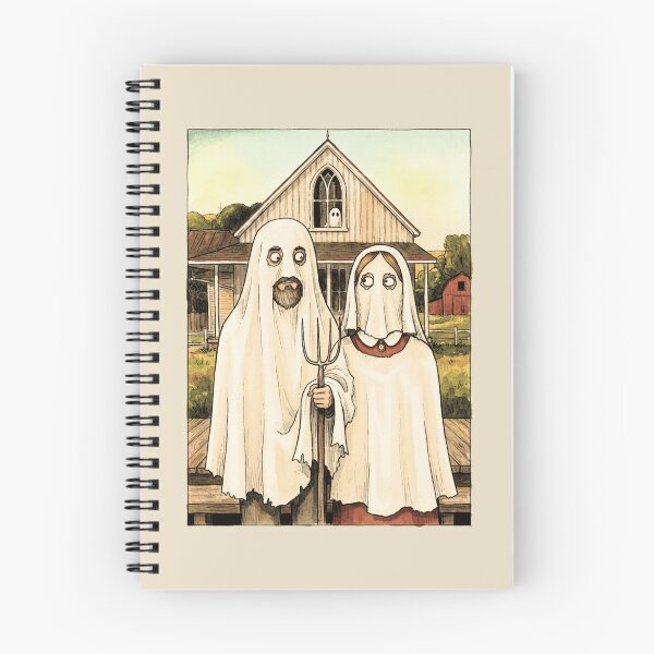 Item preview, American Gothic - Twisted Couple Halloween Parody. designed and sold by EunsooLee.