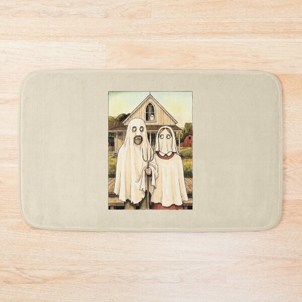 Item preview, American Gothic - Twisted Couple Halloween Parody. designed and sold by EunsooLee.