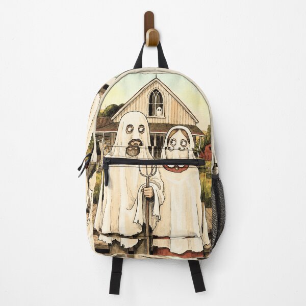Item preview, American Gothic - Twisted Couple Halloween Parody. designed and sold by EunsooLee.