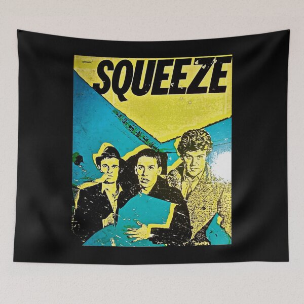 Item preview, Music Tour Album Squeeze Vintage Logo Fan Band designed and sold by circliqueart.