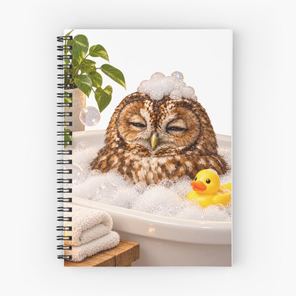 Item preview, Tawny Owl Bathtub Duck Visit designed and sold by Sillytoe.