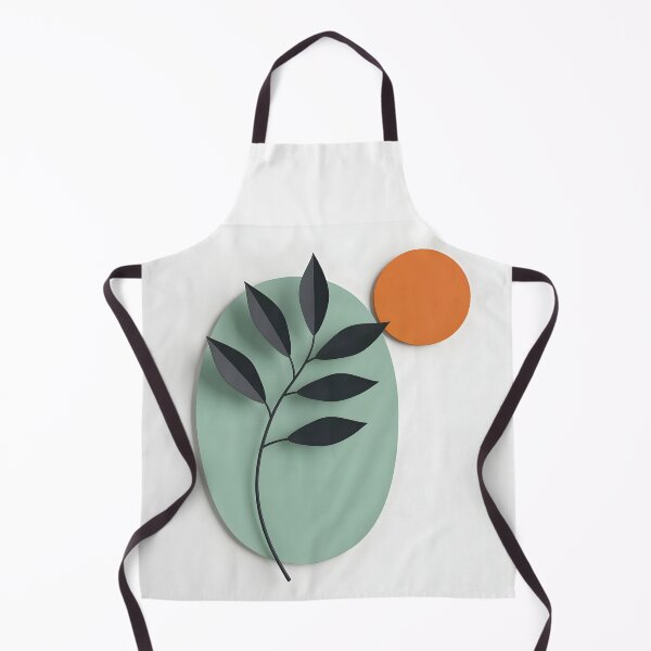 Item preview, Stylized Branch with Orange Circle designed and sold by Vicky Brago-Mitchell®.