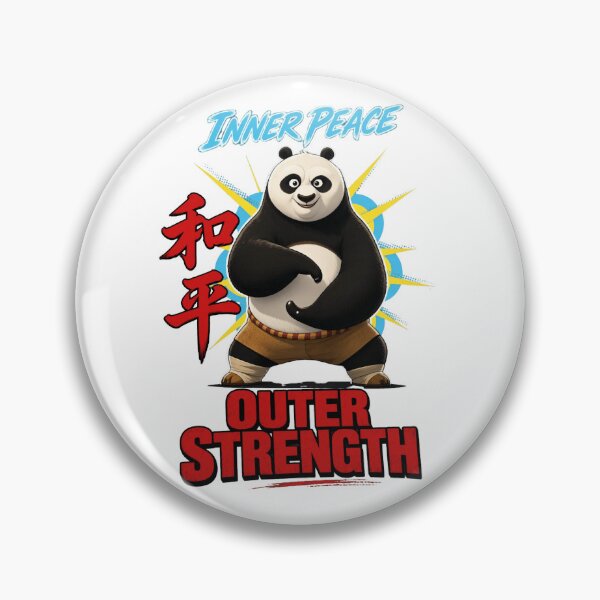 Item preview, Inner Peace Outer Strength Panda Oversized  designed and sold by NOELMEDINA.